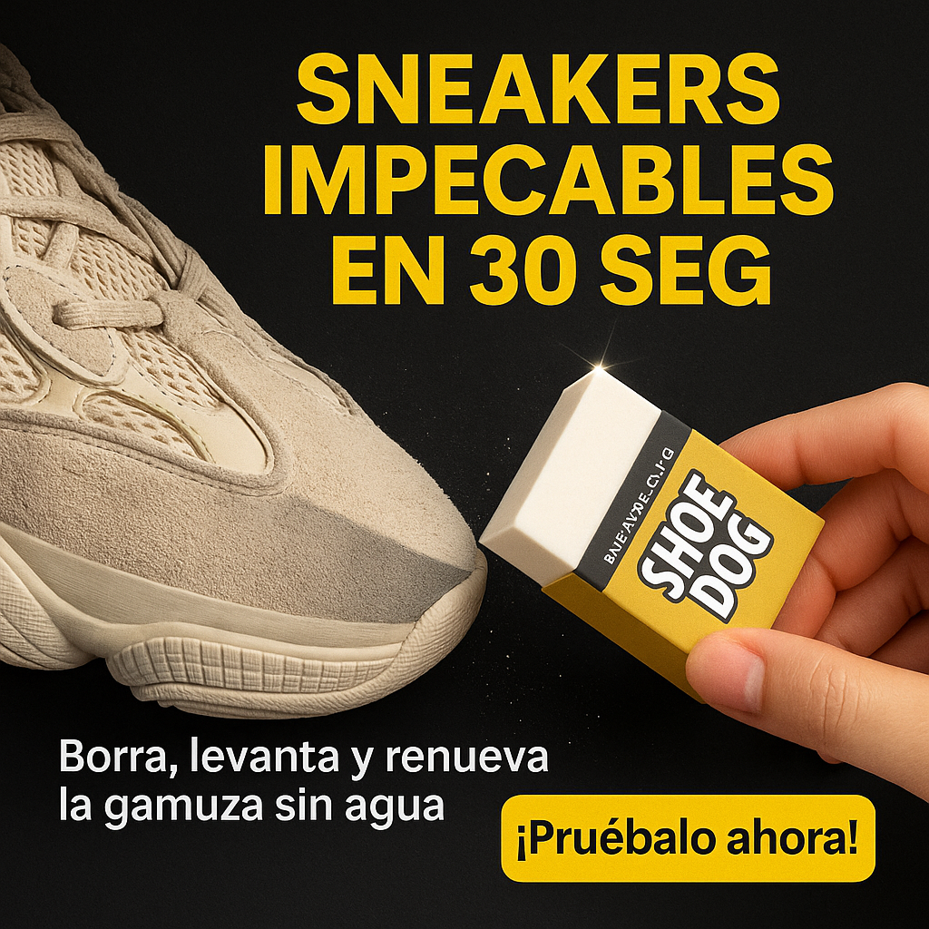 Instant Clean: Goma Borrador limpiador de zapatillas