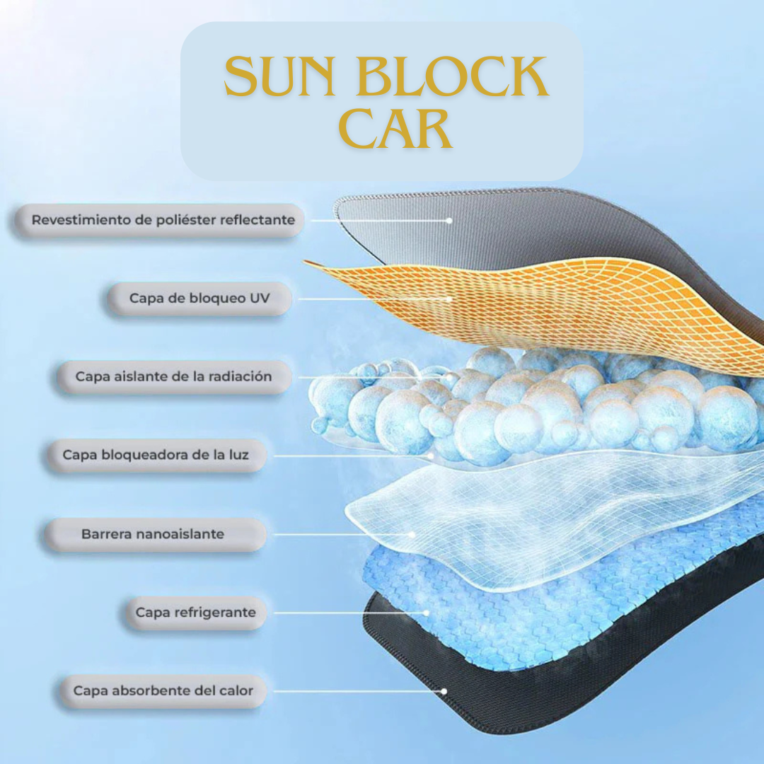 SUN BLOCK CAR™ Protege tu auto del sol y mantenlo fresco durante todo el día!